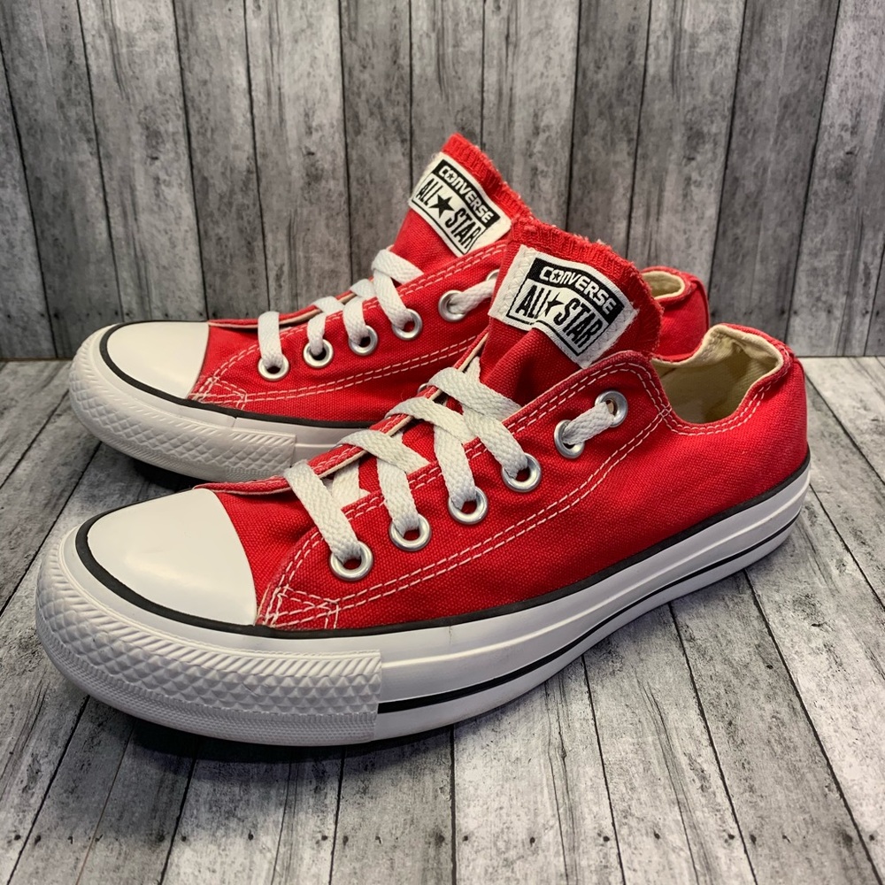 Red Converse Chuck Taylor’s All Star Low Cut